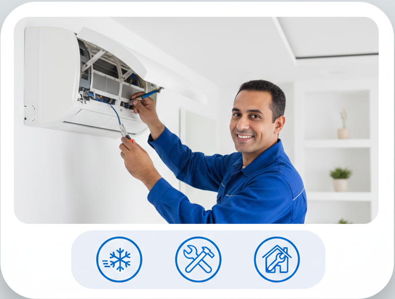 فني مكيفات سبليت بالرياض