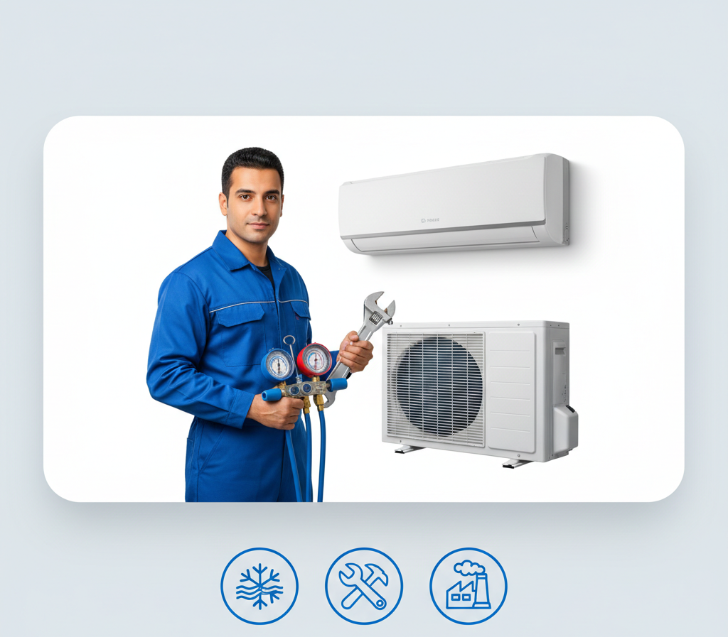 فنى تبريد وتكييف
